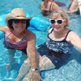 Find me relaxing by the pool all summer long