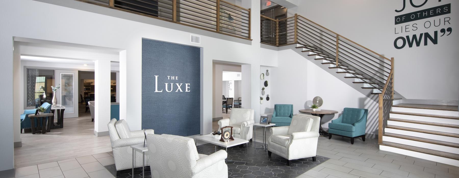a room with white furniture